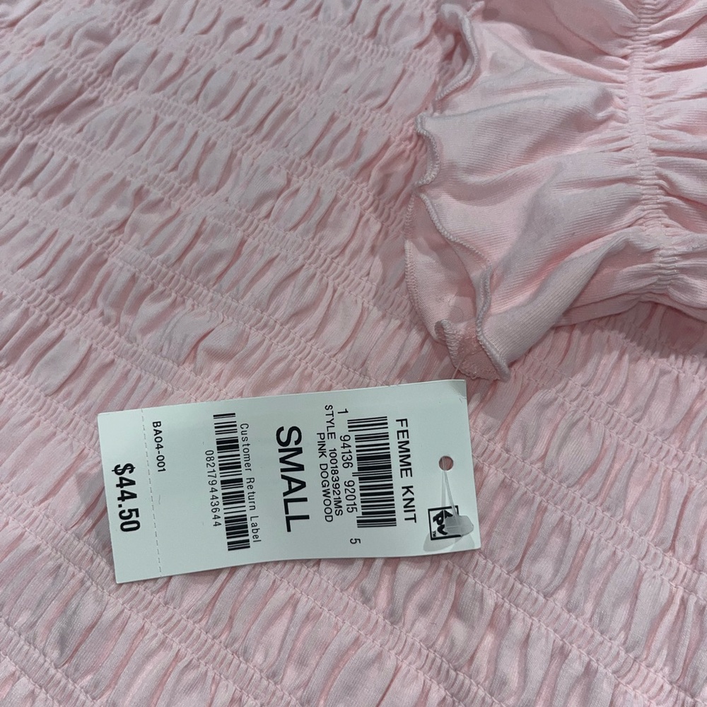 Pink ruffled blouse - Picture 3 of 4
